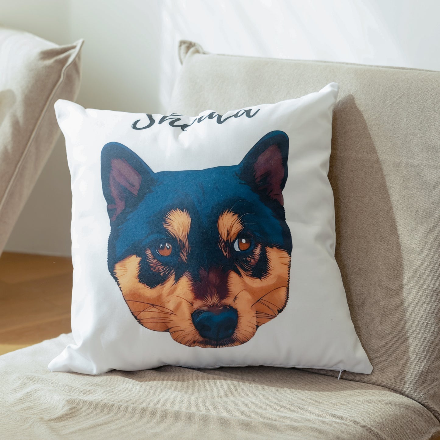 Custom Pet Cushion | Personalized Dog & Cat Pillow | Cozy Gift for Pet Lovers 🐾