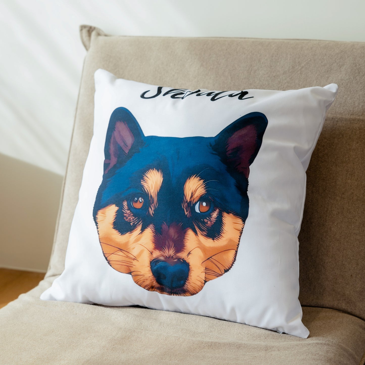 Custom Pet Cushion | Personalized Dog & Cat Pillow | Cozy Gift for Pet Lovers 🐾