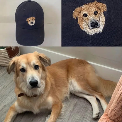 Personalized Pet Embroidered Cap | Custom Pet Baseball Cap 🐾