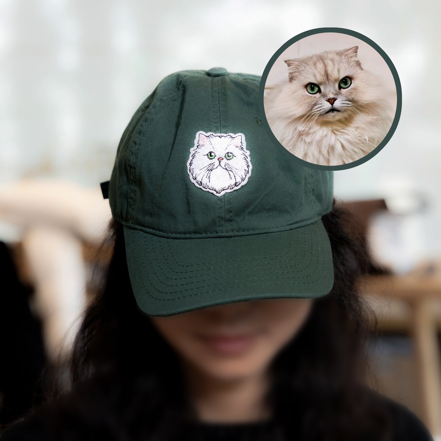 Personalized Pet Embroidered Cap | Custom Pet Baseball Cap 🐾