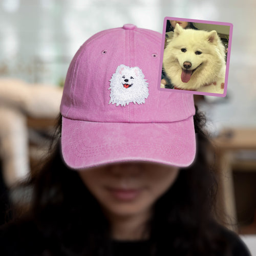 Personalized Pet Embroidered Cap | Custom Pet Baseball Cap 🐾MZ-2