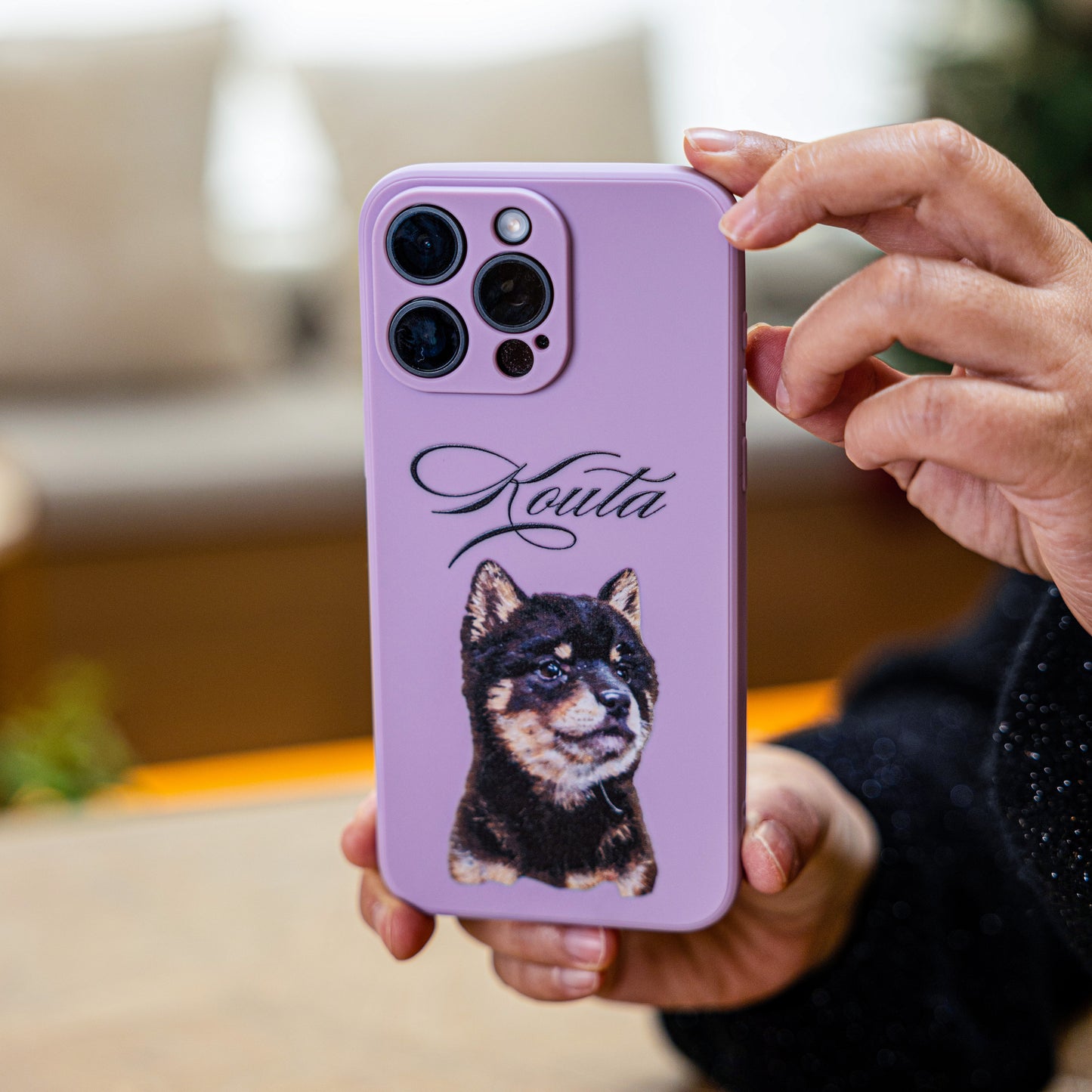 Phone Case with Your Pet’s Photo & Name🐾Op