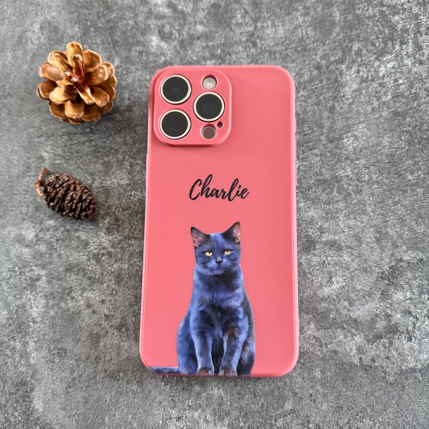 Phone Case with Your Pet’s Photo & Name🐾Op