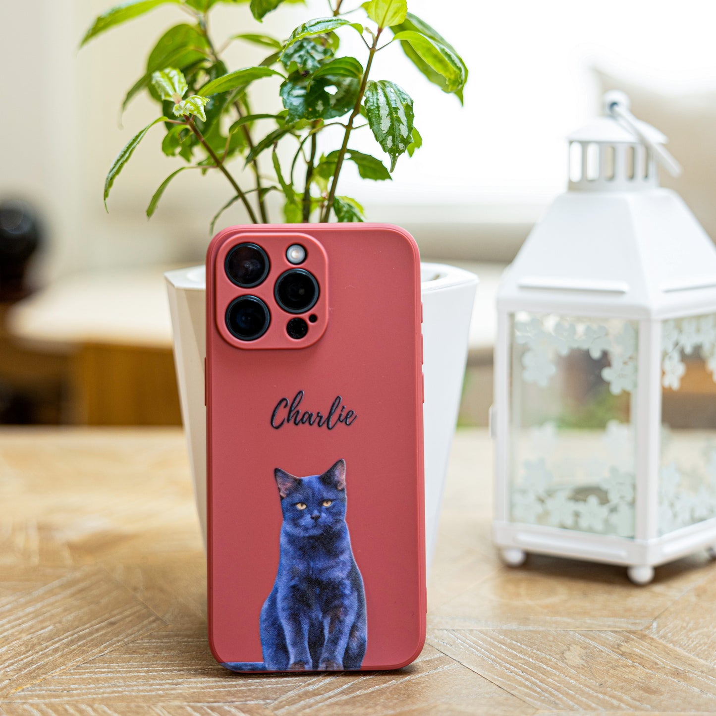 Phone Case with Your Pet’s Photo & Name🐾Op