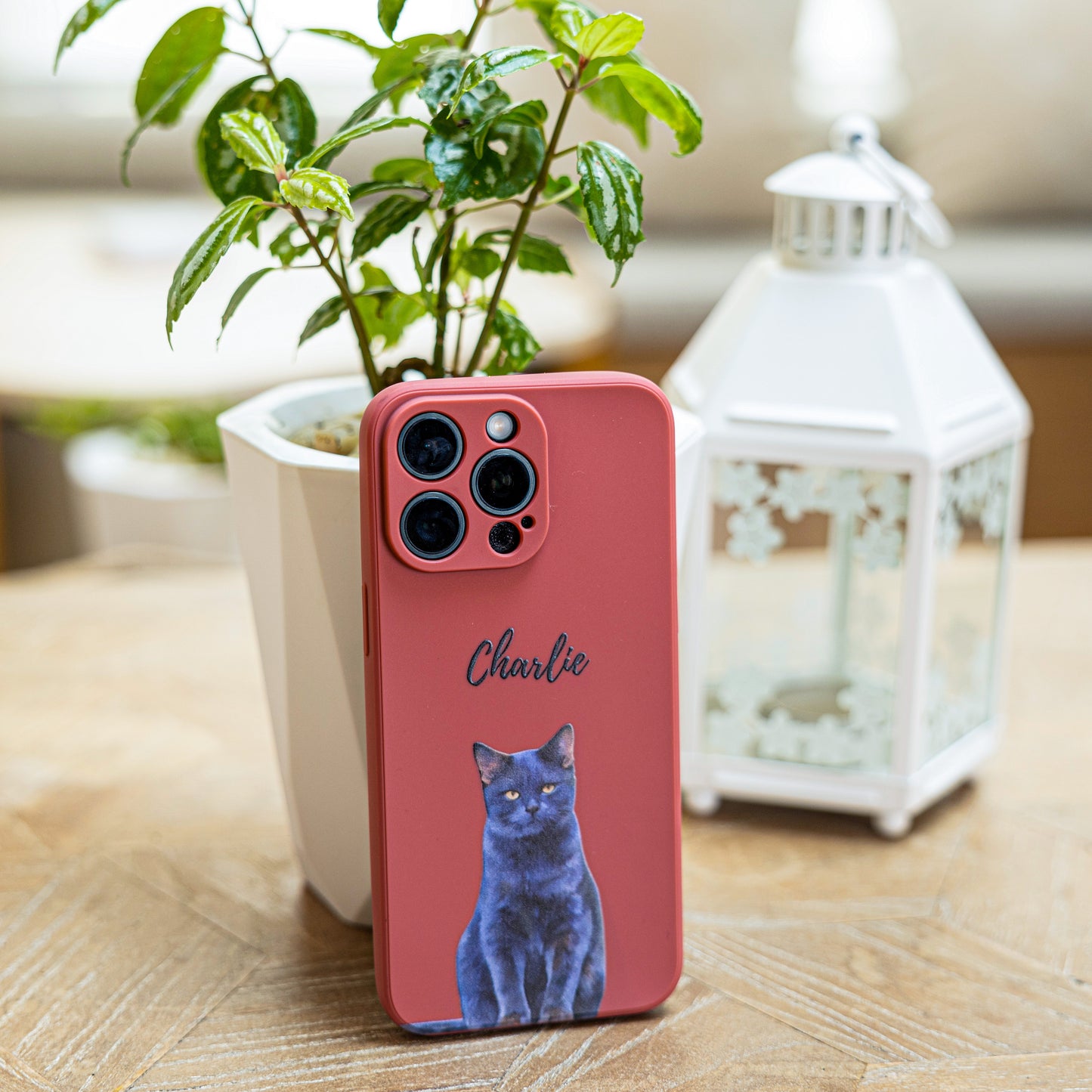 Phone Case with Your Pet’s Photo & Name🐾Op