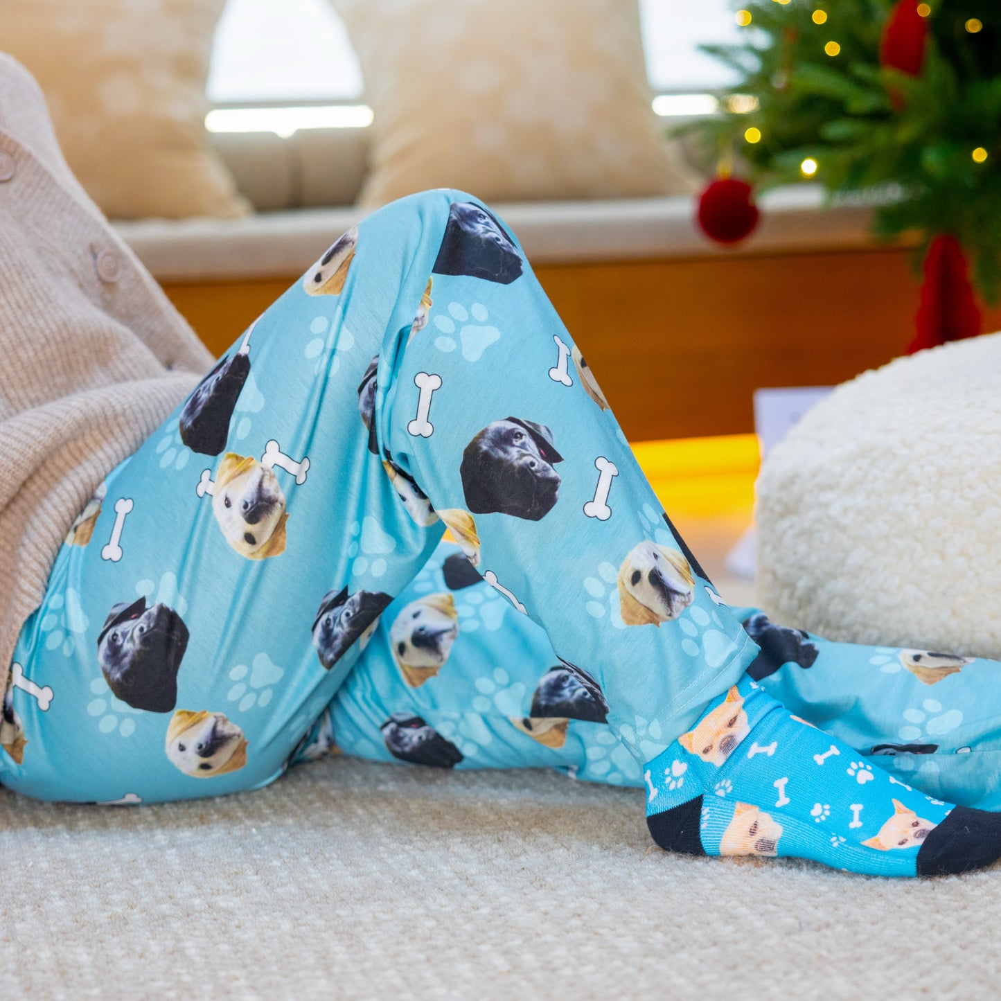 Custom Pet Pajamas Pants with Your Pet’s Photo