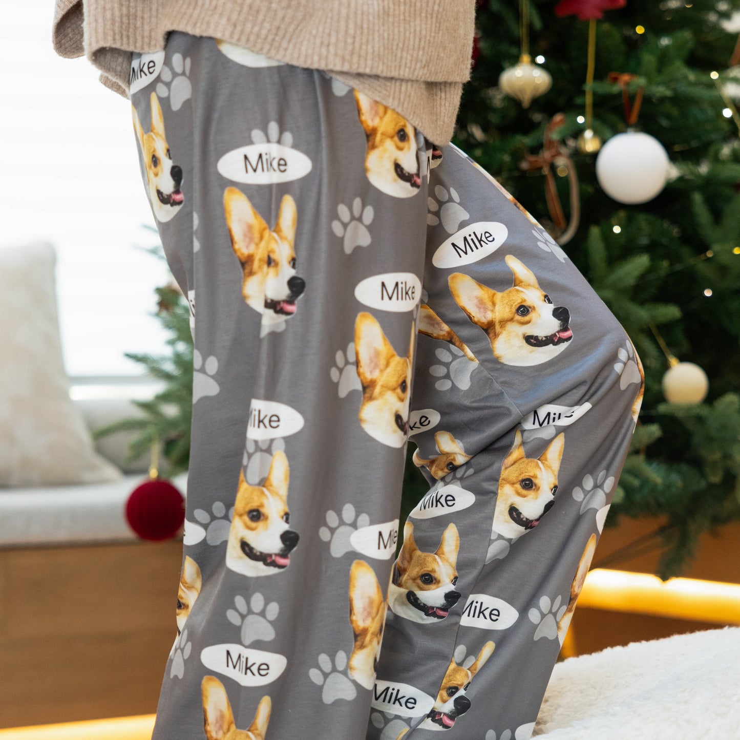 Custom Pet Pajamas Pants with Your Pet’s Photo