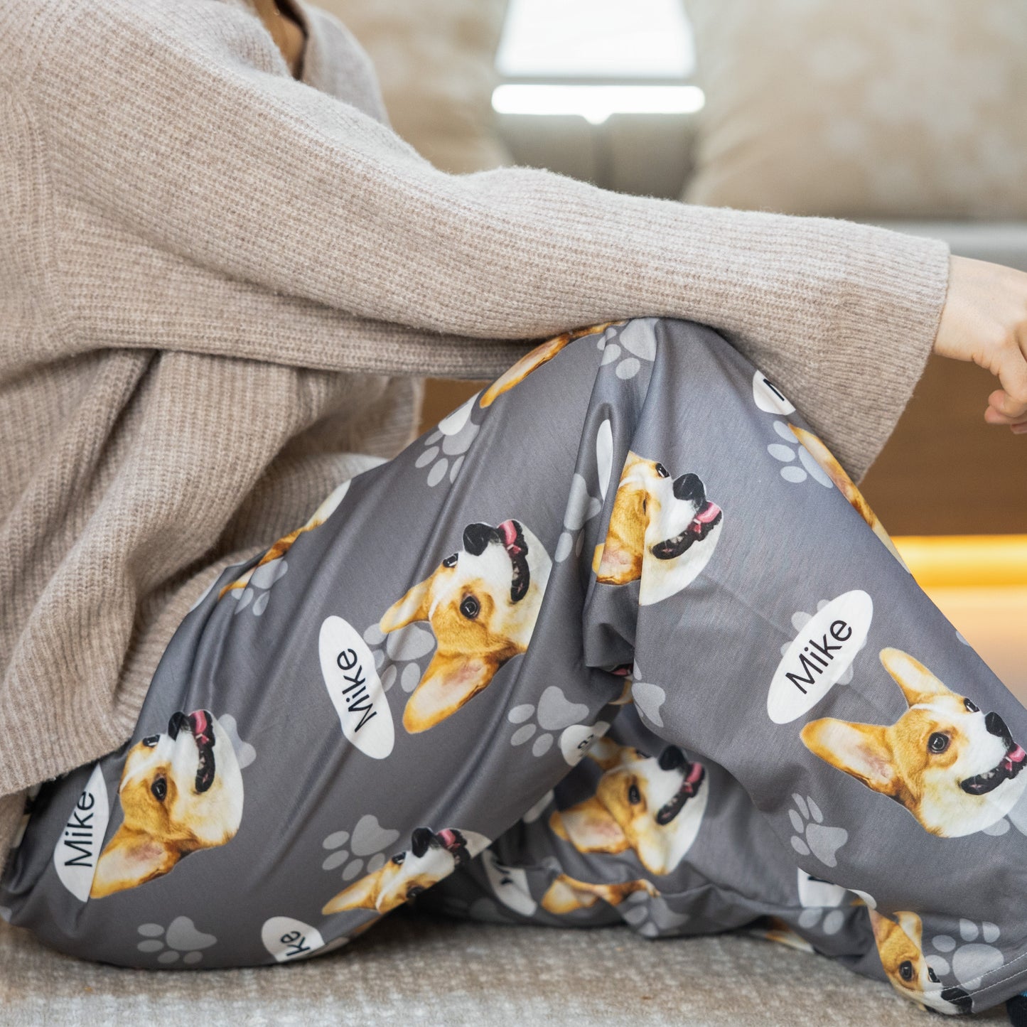 Custom Pet Pajamas Pants with Your Pet’s Photo