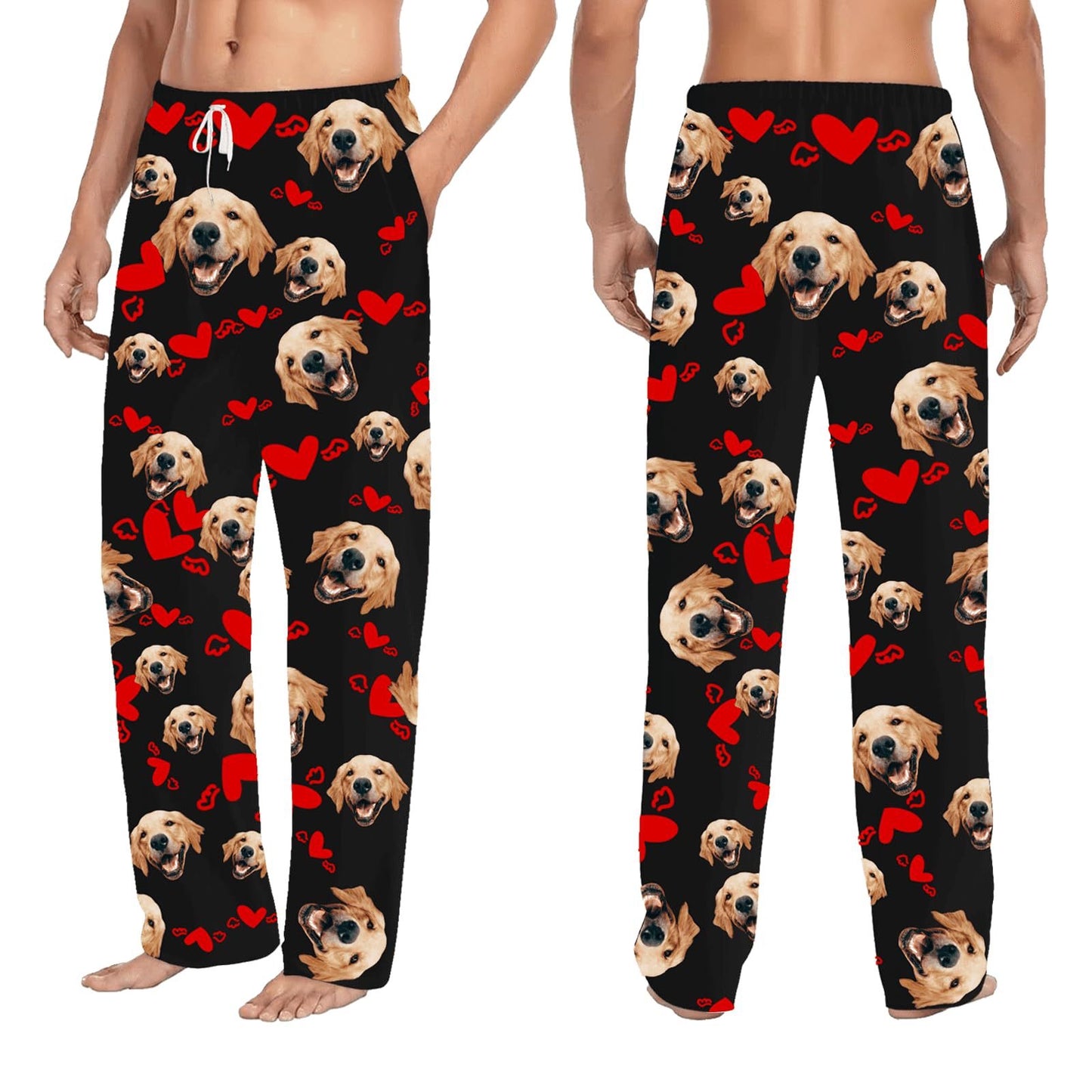 Custom Pet Pajamas Pants with Your Pet’s Photo