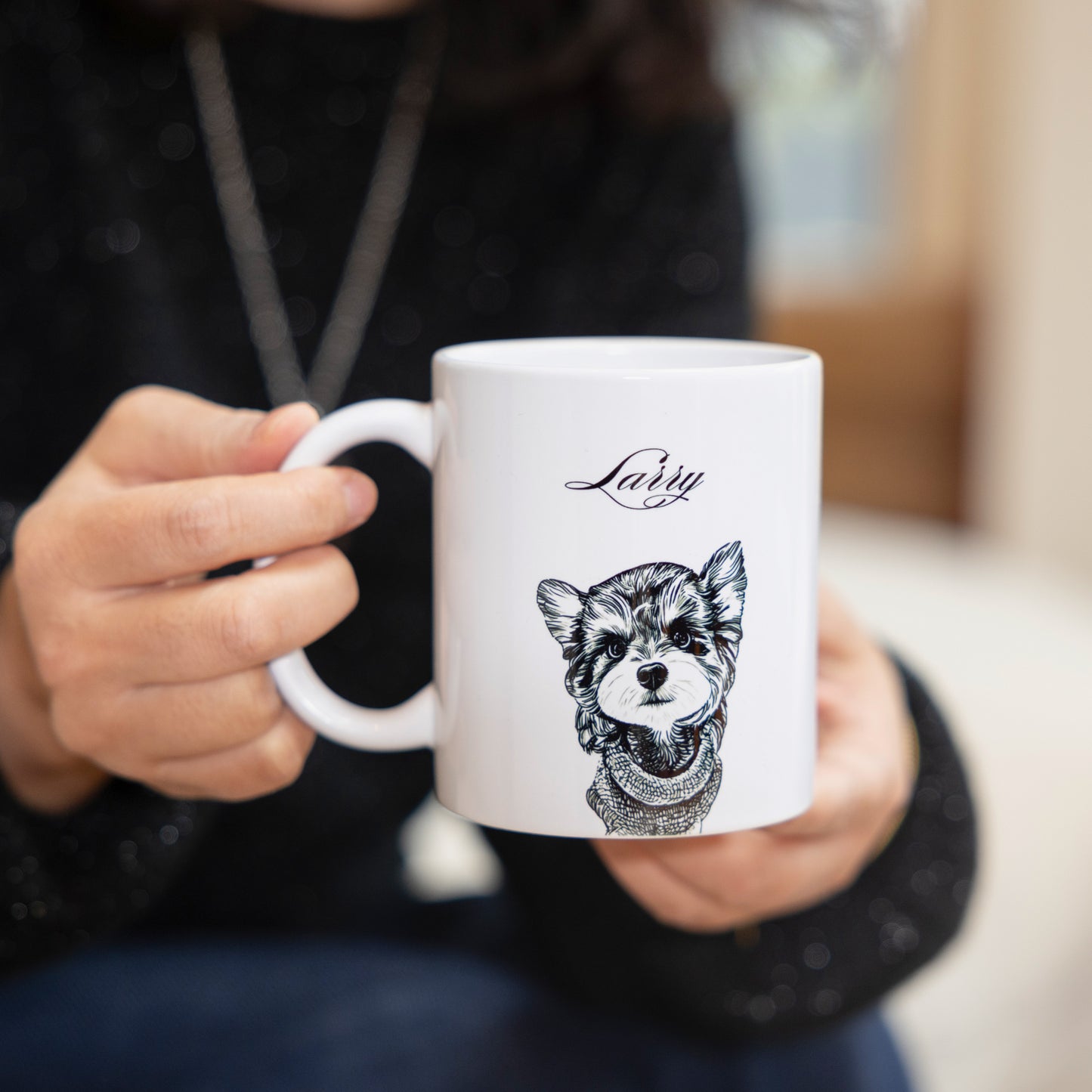 Custom Pet Mug with Your Pet’s Photo & Name | Personalized Dog Mug | Cat Coffee Cup | Gift for Dog Mom & Cat Dad ☕🐾