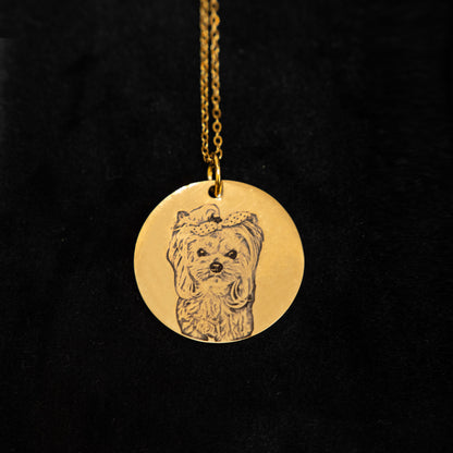 Custom Pet Ornament - Pet Photo + Name🐾