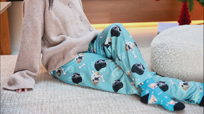 Custom Pet Pajamas Pants with Your Pet’s Photo