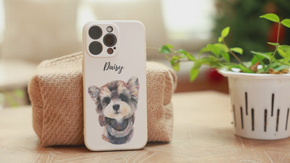 Phone Case with Your Pet’s Photo & Name🐾Wc